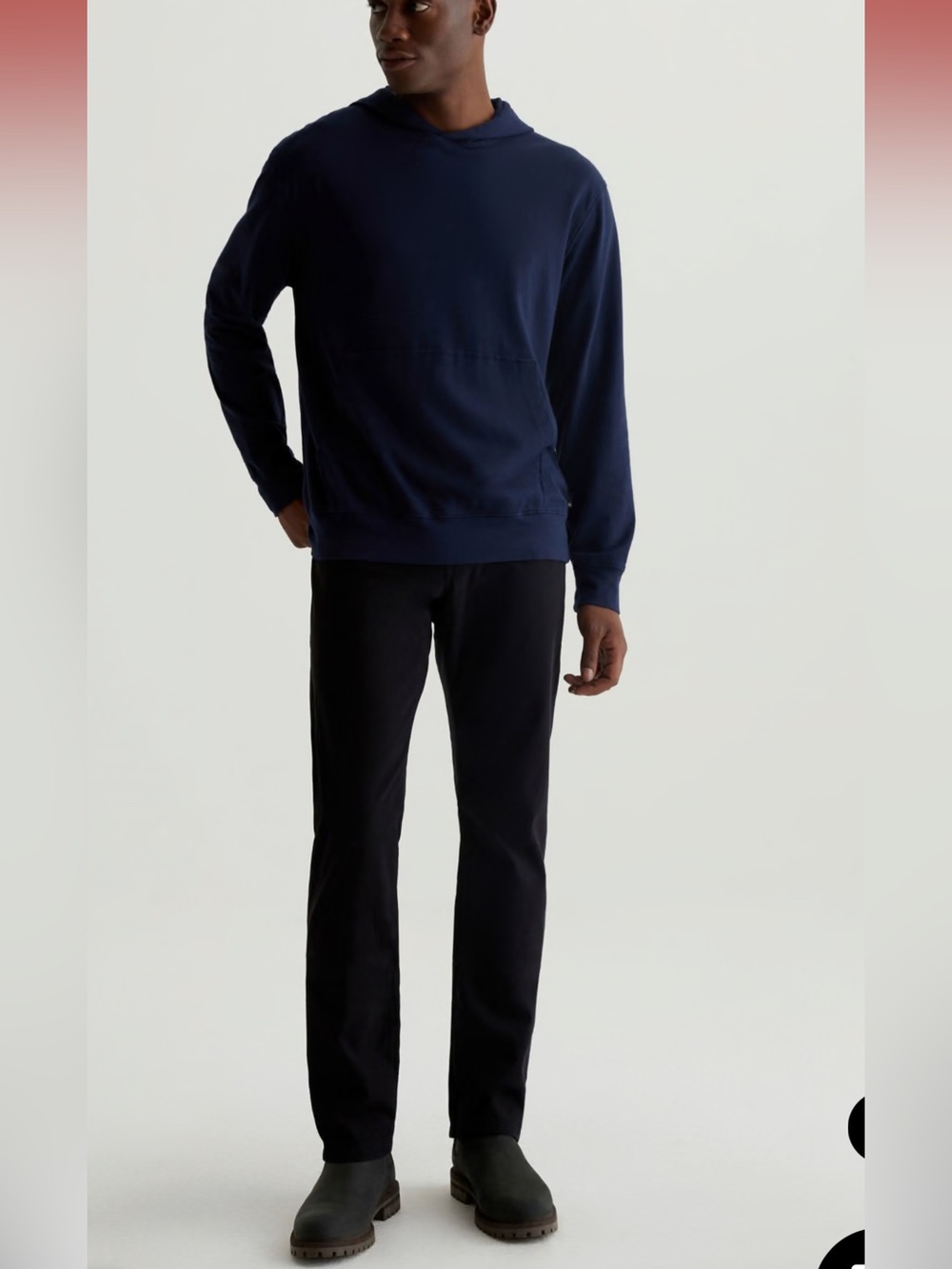 AG Black Graduate Tailored SUD Jeans